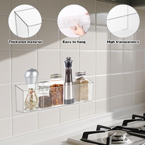 2 Pack Spice Rack, Spice Organization for Cabinet, Storage Organizer