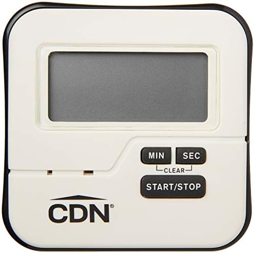 CDN Waterproof Kitchen Timer, 90-Second Alarm, TMW1