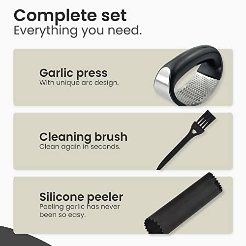 Cuisinly Stainless Steel Garlic Press
