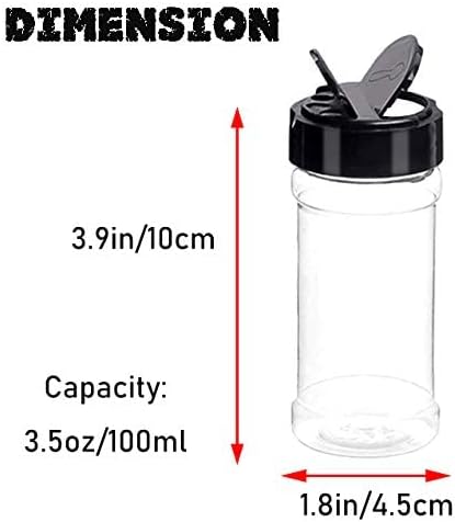 16 PCS 3.5oz Plastic Seasoning Containers - Image 2