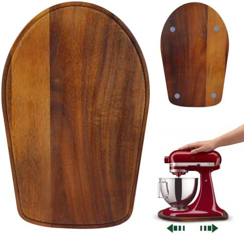 Mixer Slider Mat for KitchenAid 4.5-5 Qt Tilt-Head Stand Mixer, Acacia