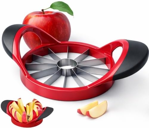 12-Blade Apple Slicer & Corer – Fruit & Vegetable Divider for Apples