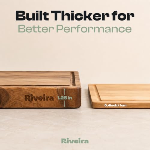 Riveira Acacia Wood Cutting Board, 20 x 30