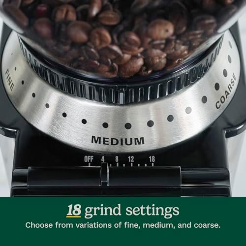 Cuisinart Electric Burr Coffee Grinder, 18 Settings, 4-18 Cups