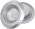 2 Pack Stainless Steel Sink Strainers, 4.5" Kitchen Drain Strainer