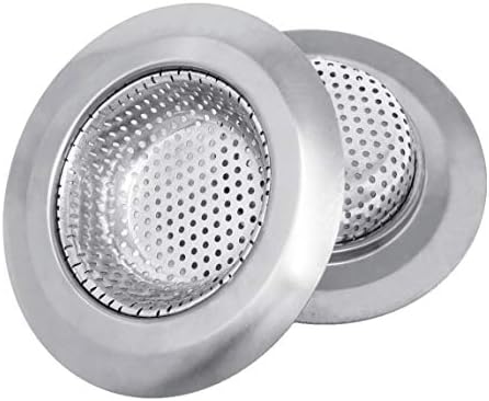 2 Pack Stainless Steel Sink Strainers, 4.5" Kitchen Drain Strainer