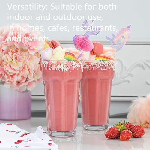 500ml Drinking Glass Set of 6 | Clear Tumbler Water Glasses for
