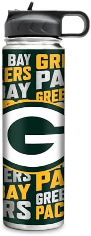 Rico Industries NFL Football Stainless Steel Tumbler with Lid - Great