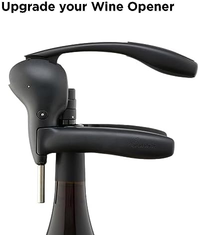 Rabbit Wine Lever Corkscrew Opener with Built-In Foil Cutter, Metal