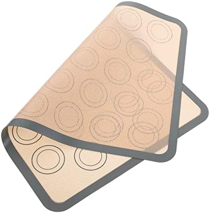 Silicone Baking Mat for Pastry Baking and Macaron Piping, Reusable