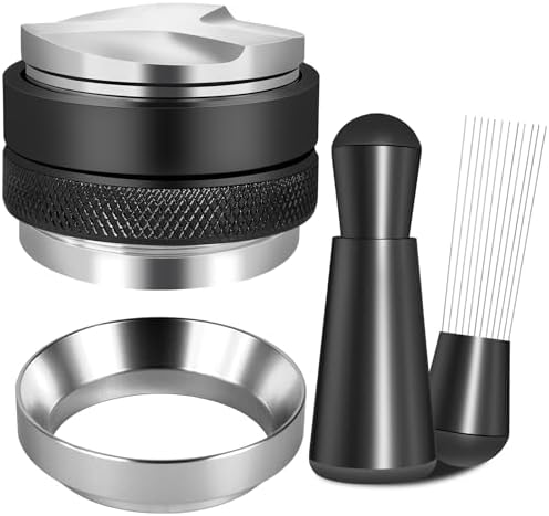 Reoszeank 54mm Espresso Accessories Kit, Distributor, Tamper, WDT