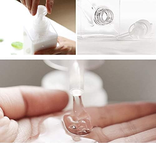 Pump Bottle, Refillable Plastic Empty Lotion Soap Dispenser Liquid Container - Image 3