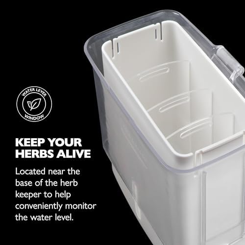 Cole & Mason Fresh Herb Keeper, Acrylic Refrigerator Container