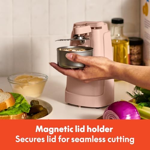 bella Electric Can Opener, Automatic One-Touch, Blossom