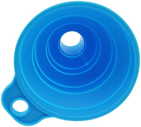 DZS ELEC 10PCS Kitchen Funnel Set 2.95x2.68 Inches Collapsible Rubber