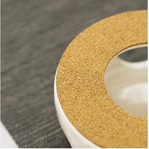 KiaoTime Ceramic Teapot Warmer, Tea Warmer for Glass Teapot, cast Iron