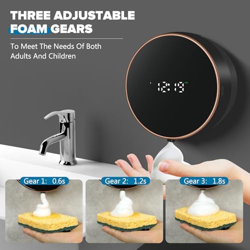 Monstake Automatic Soap Dispenser, Touchless Wall Mount