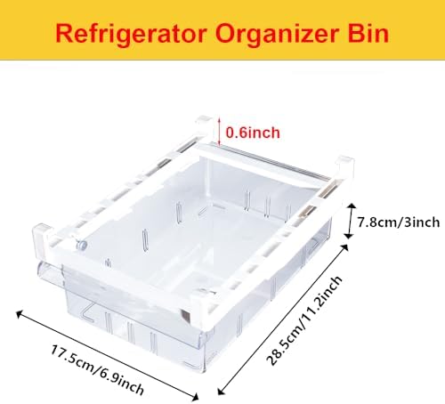 1Pack Refrigerator Organizer Bins Refrigerator Drawer Fridge