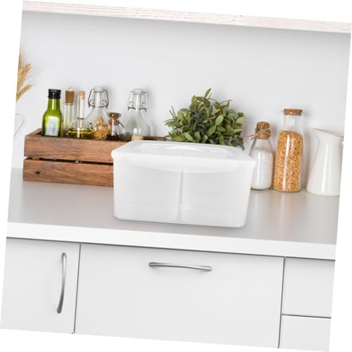 Plastic Divided Storage Box 8l with Handle for Fruit Candy Xmas