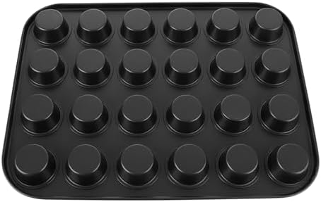ASelected 2 Pack Mini Muffin Tray,24 Cup Muffin Baking Pan,Non-Stick