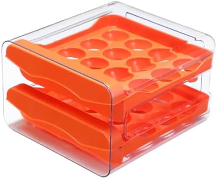 Egg Storage Case Refrigerator Egg Organizer Box Holder Tray Auto