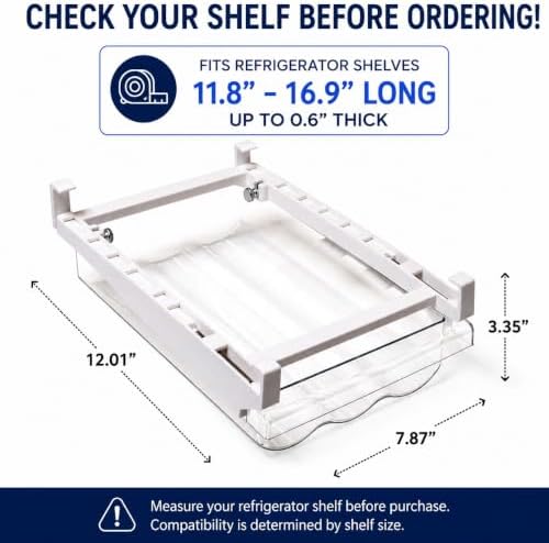 BINO Pull-Out Fridge Egg Holder, 18 Eggs