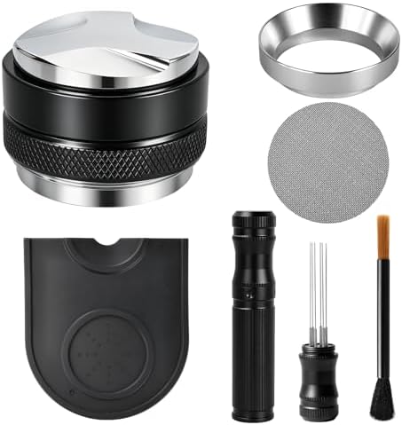 Philorn 51mm Espresso Accessories Kit, 6Pcs Distributor Tamper WDT