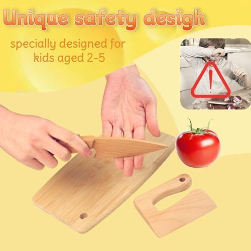 Wooden Kids Baking Set, 8-Piece