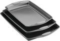 Rachael Ray Bakeware Nonstick Cookie Pan Set, Baking Pans Set, 3 Piece