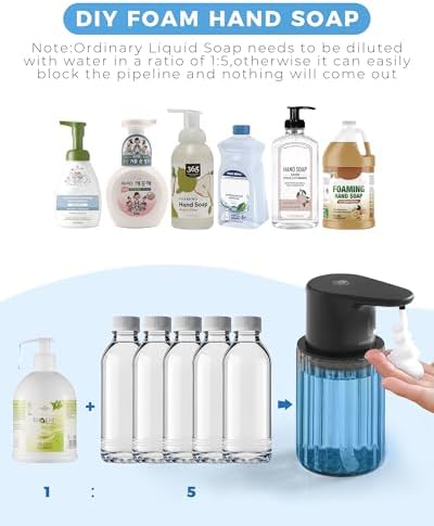 Automatic Foaming Soap Dispenser, USB Rechargeable