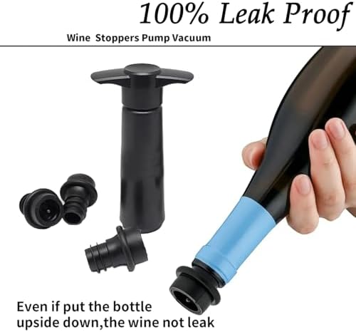 Wine Saver Vacuum Pump Set with 24 Reusable Silicone Stoppers