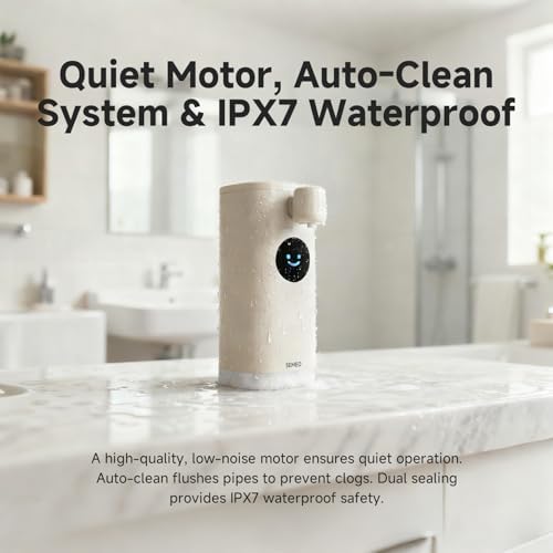 Automatic Foaming Soap Dispenser, Touchless Soap Dispenser with LED