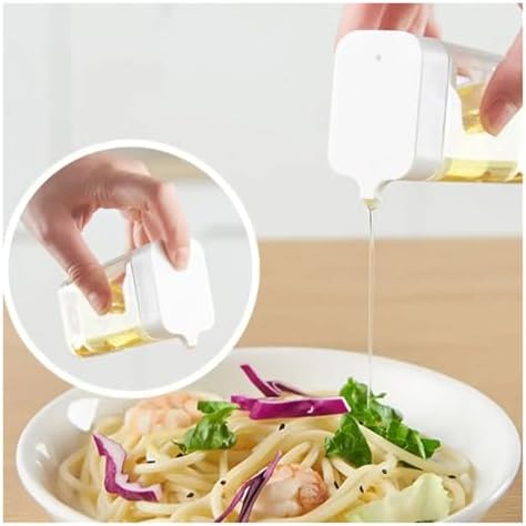 3PCS-Household Kitchen Seasoning Box Jar Transparent Oil Salt Pepper