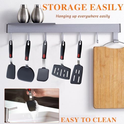 5-Pack Silicone Spatula Turner Set