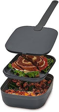 W&P Porter Bento Lunch Box, 3 Compartment Bento Box Portable Adult