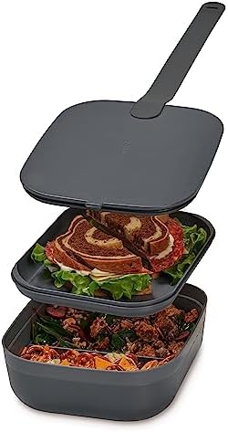 W&P Porter Bento Lunch Box, 3 Compartment Bento Box Portable Adult