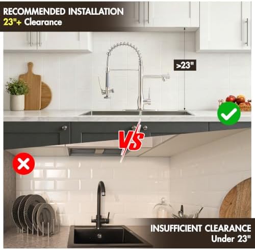 GIMILI Commercial Pull-Down Kitchen Sink Faucet, Brushed Nickel