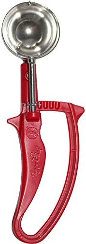 Tiger Chef 1 1/3-Oz. Red Easy Grip Left & Right Ergonomic Squeeze