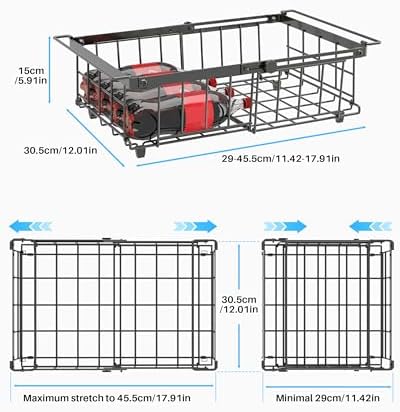 UMDONX 4-Pack Expandable Stackable Freezer Storage Boxes