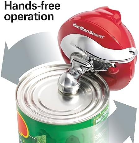Hamilton Beach Walk 'n Cut Electric Can Opener for Kitchen, Use On Any