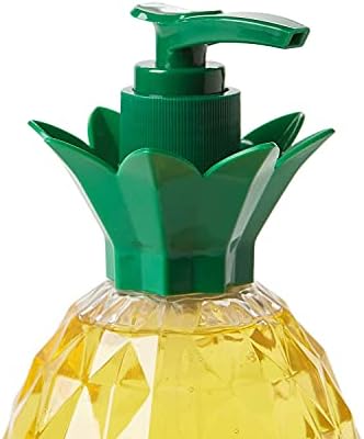 SIMPLE PLEASURES Pineapple Coconut Hand Soap Dispenser, BPA Free