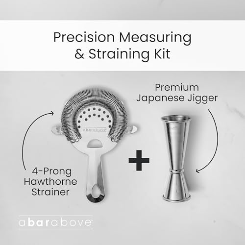 A Bar Above Premium Hawthorne Strainer, Stainless Steel High Density