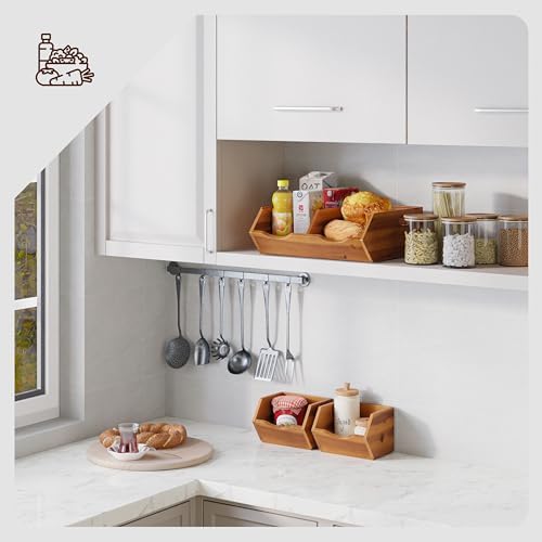 Tidita Potato & Onion Storage Bin, Stackable Pantry Bins