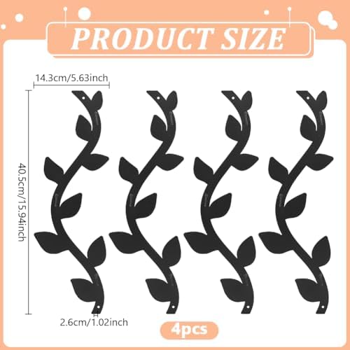 NBEADS 4Pcs Coffee Cup Wall Rack, Coffee Cup Holder Wall Mounted with