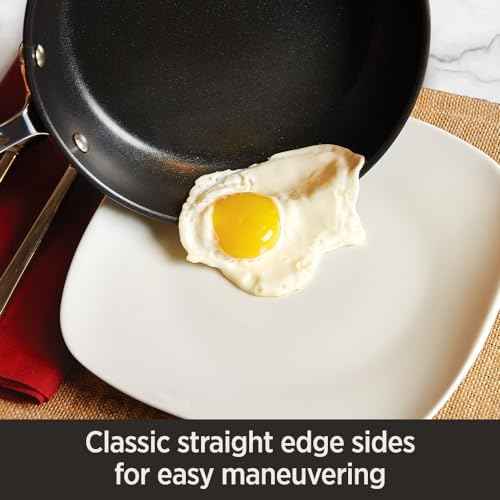 All-Clad HA1 Hard Anodized Nonstick Roaster and Nonstick Rack 13x16 Inch Oven Broiler Safe 500F Roaster Pan, Pots and Pans, Cookware Black