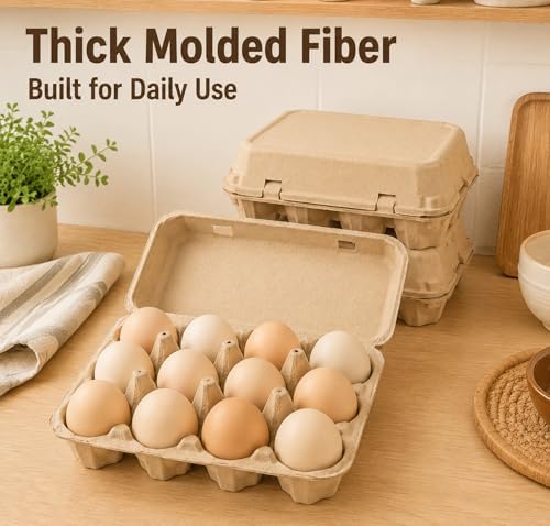 24 Pack Paper Pulp Egg Cartons
