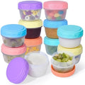 RXRRXR 12 Pack Salad Dressing Containers To Go 2.7 oz Small Condiment