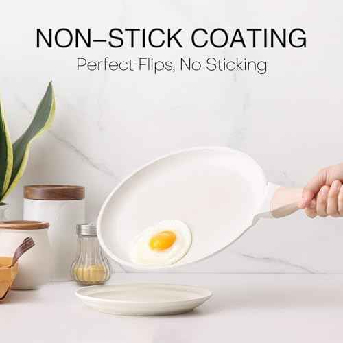 Kordisen Crepe Pan Nonstick, 12 Inch Healthy Coating Comales para