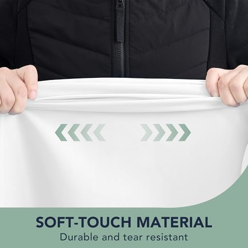 Fitted Table Cloth Round Cover, Non-Slip Elastic Edge, 6-Pack