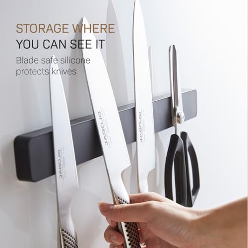 YAMAZAKI Home Magnetic Knife Holder Wall Mount